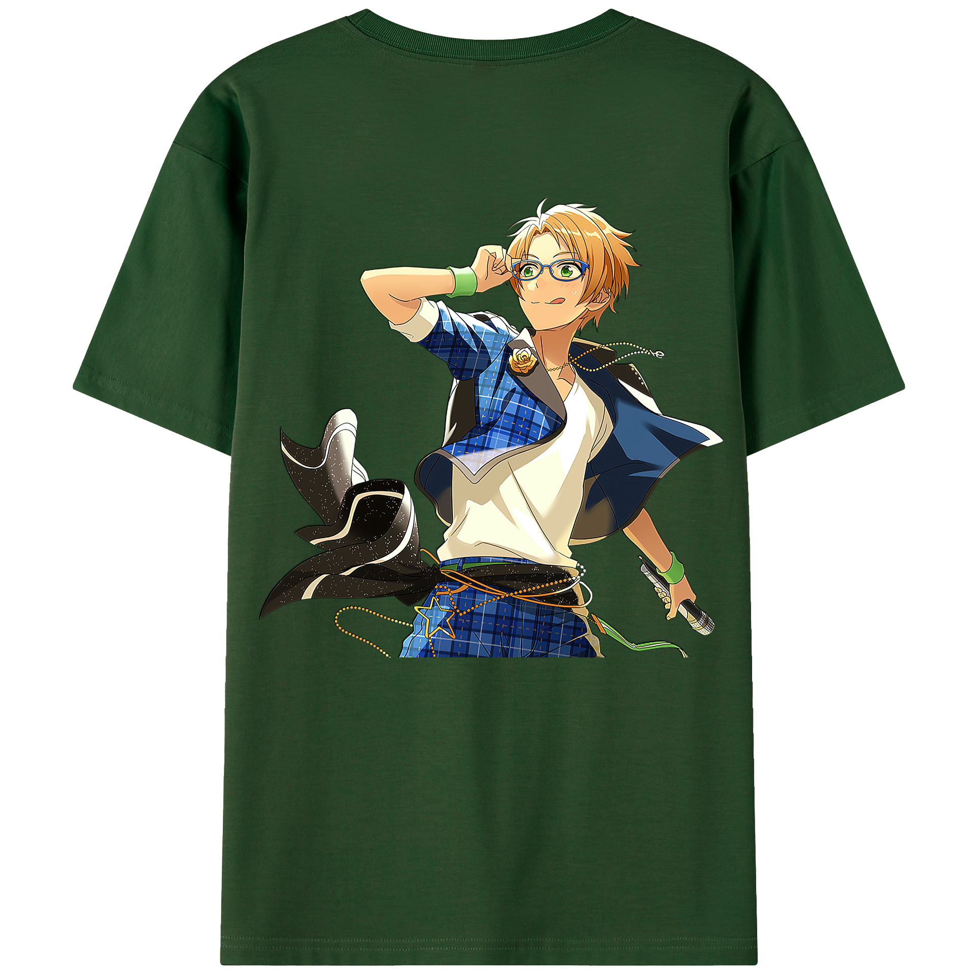 （画像用） あんさんぶるスターズ! Ensemble Stars 綿100％半袖Tシャツ（背面プリント）